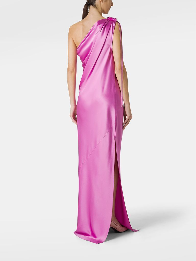 【関税＆送料込み】Max Mara Opera One Shoulder Dress Clothi Max Mara - Opera one shoulder dress Bronze - The Corner