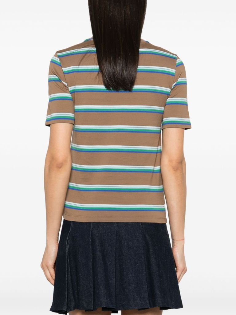Striped jersey T-shirt