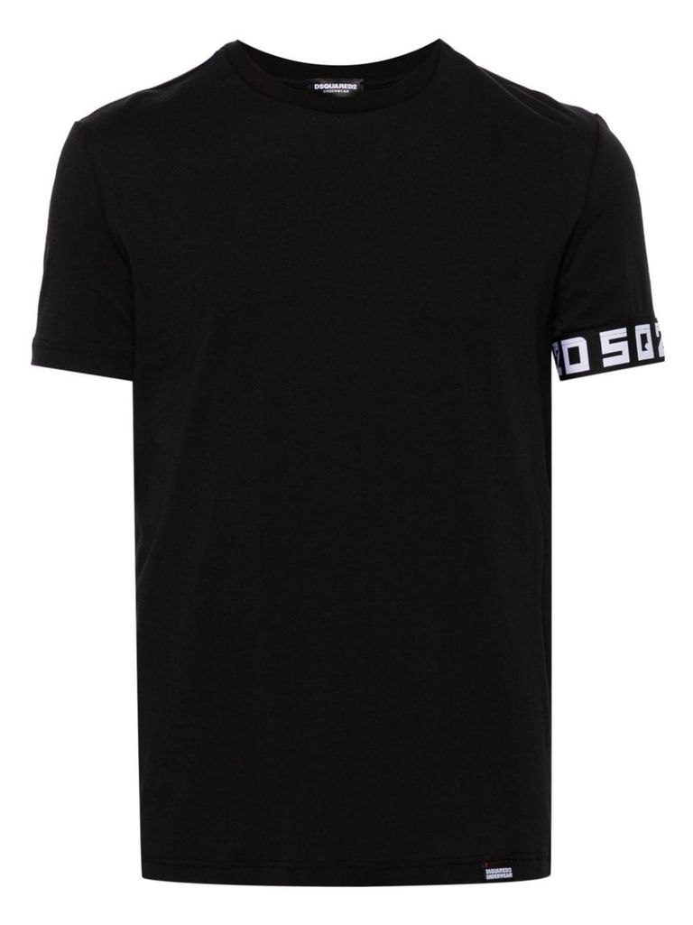 関税送料込【DSQUARED2】ROCCO COOL FIT T-SHIRT black white Rocco Cool Fit T-Shirt