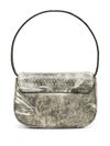 Iconic 1DR shoulder bag with decorative crystals
