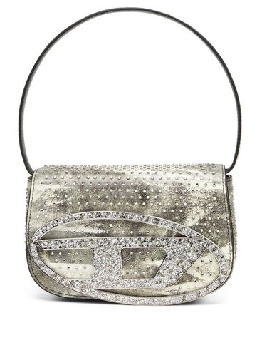 Iconic 1DR shoulder bag with decorative crystals