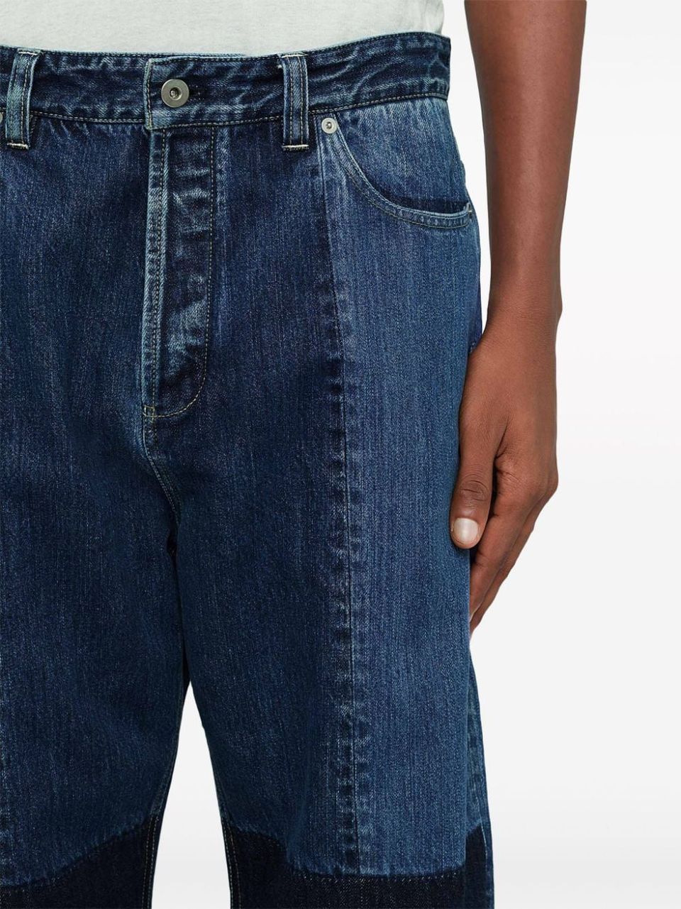 Jeans con design patchwork