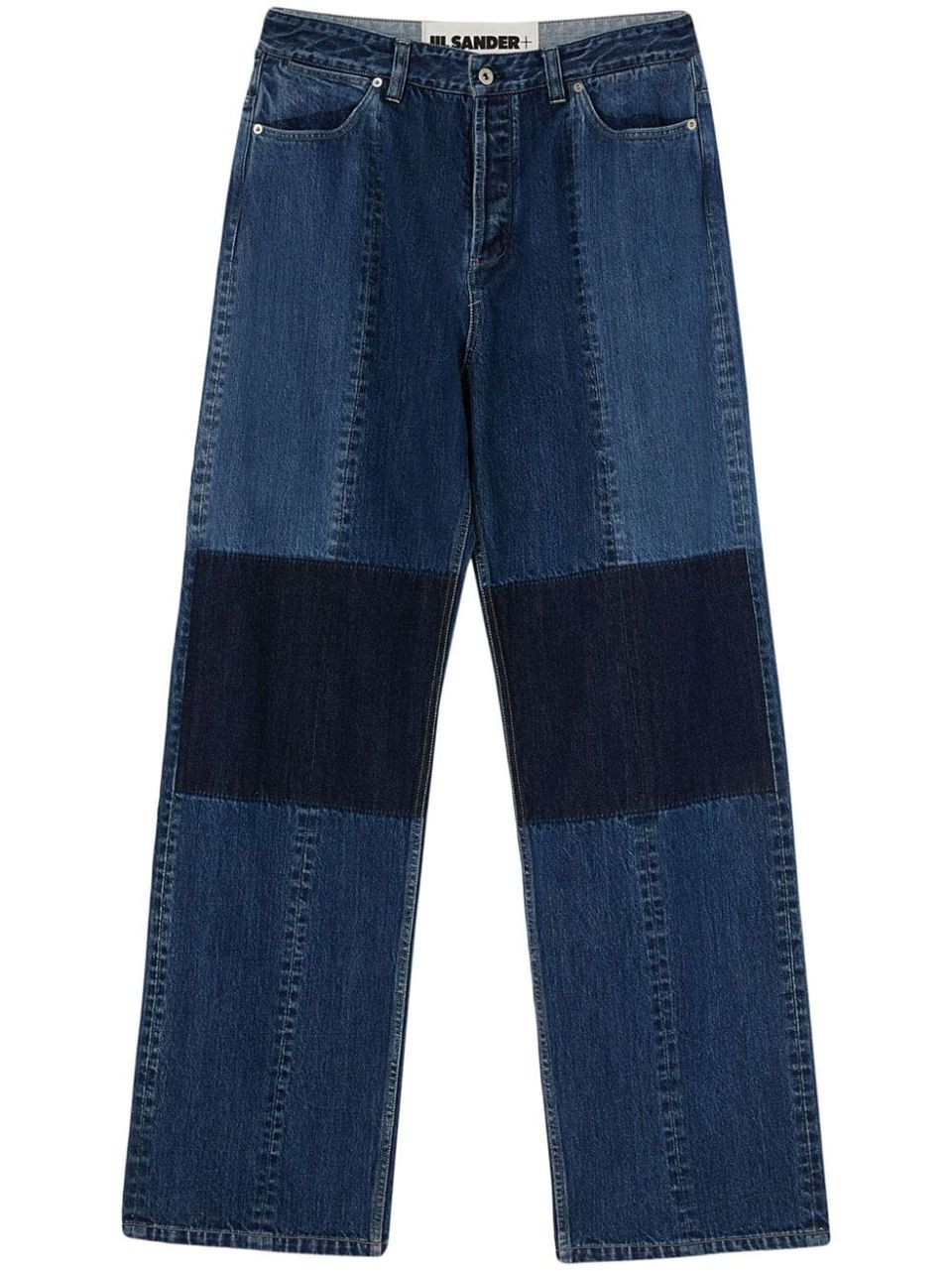 Jeans con design patchwork