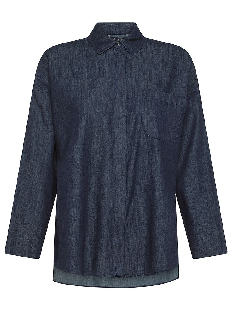 Tシャツ・カットソー S Max Mara SS25 GIOSE OVERSIZED SHIRT (2519191073600 049) 9191015106002-b-unito.jpg