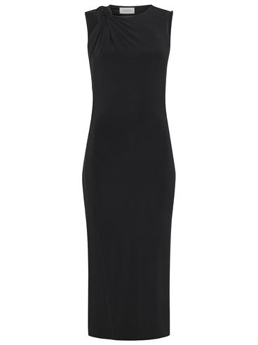 Nuble midi dress with knot detail