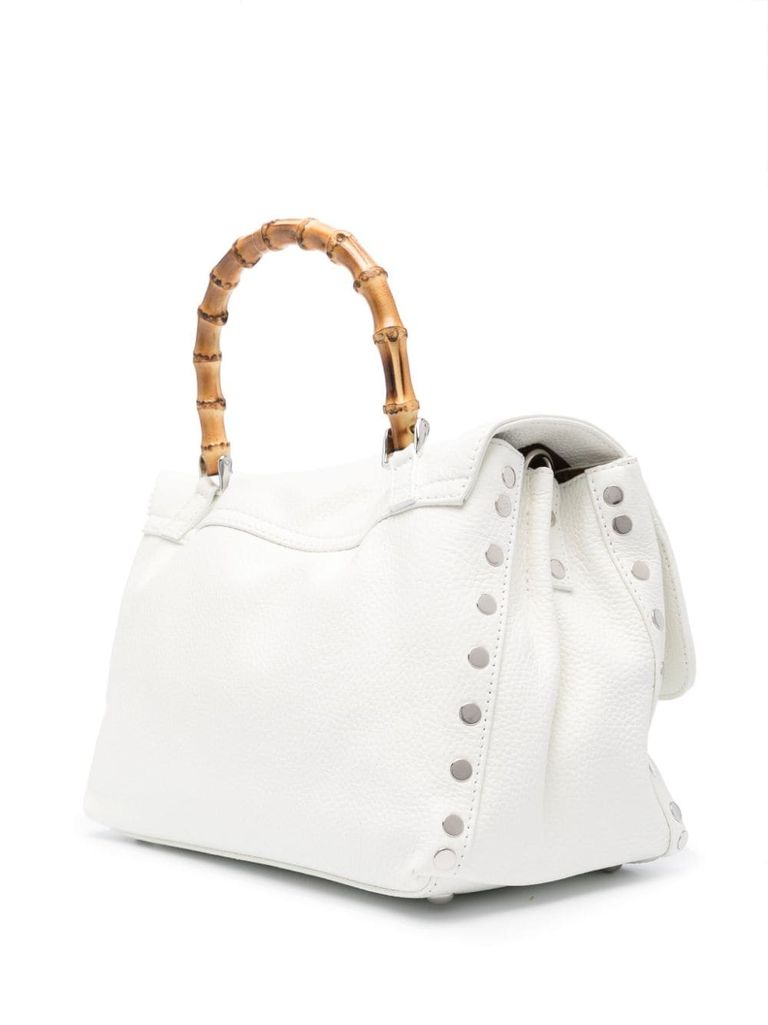 Small Postina Bag with Bamboo Handle