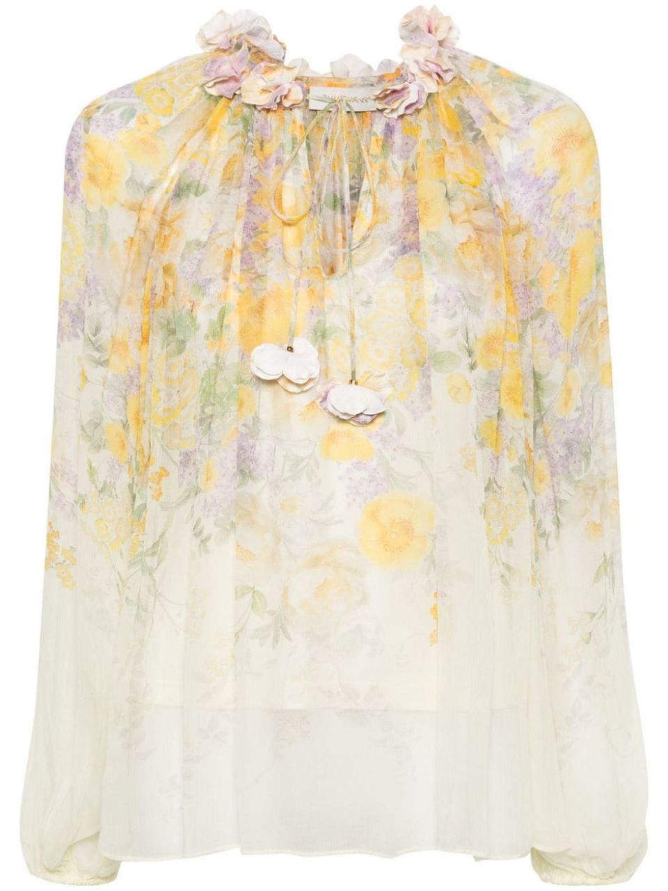 Harmony Billow blouse with Citrus Garden print