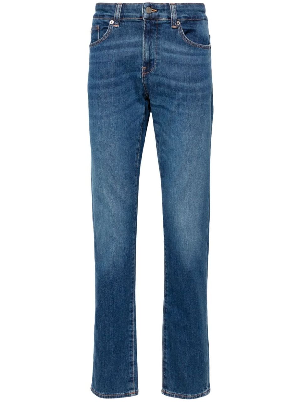 Jeans taglio slim in cotone elasticizzato
