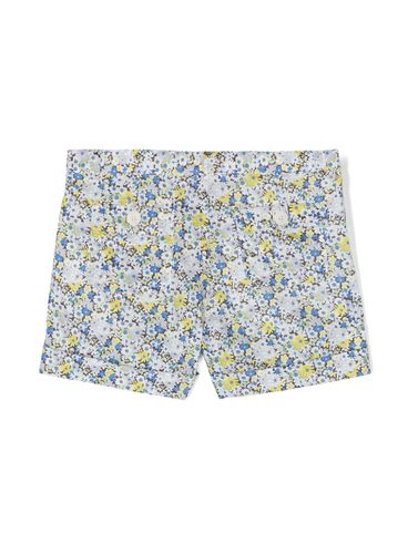 Calista floral print cotton shorts