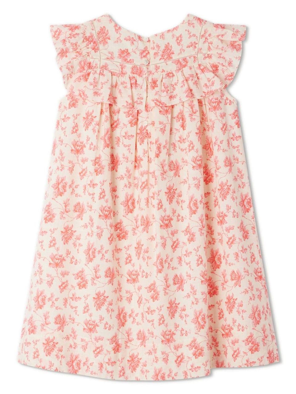 Charlyne dress with floral print in cotton