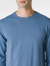 Lightweight crewneck cotton sweater