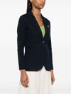 Blazer con pochette a contrasto in cotone