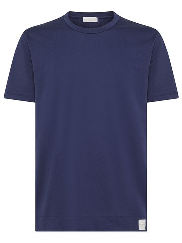 Short-sleeve crewneck cotton T-shirt