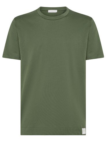 Short-sleeve crewneck cotton T-shirt