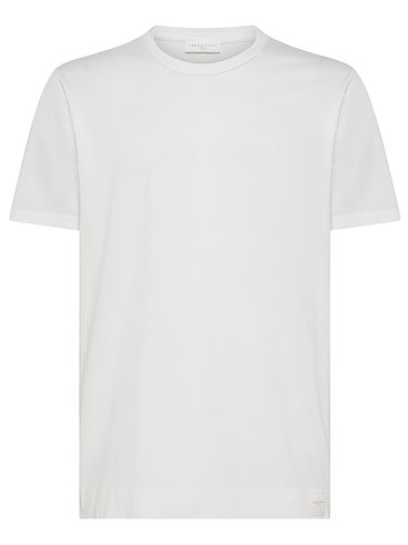Short-sleeve crewneck cotton t-shirt