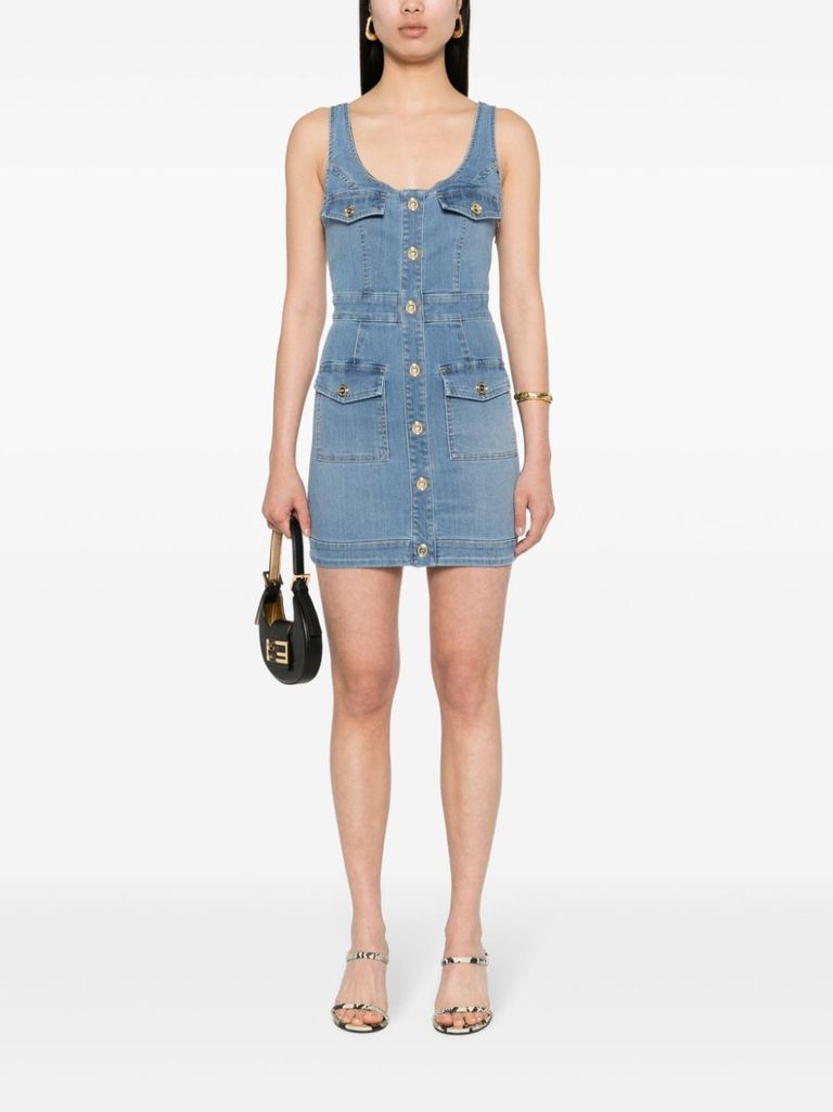 ワンピース ELISABETTA FRANCHI Woman Dress Denim AJ37D 104 Elisabetta Franchi Outlet: Dress woman - Denim | Elisabetta