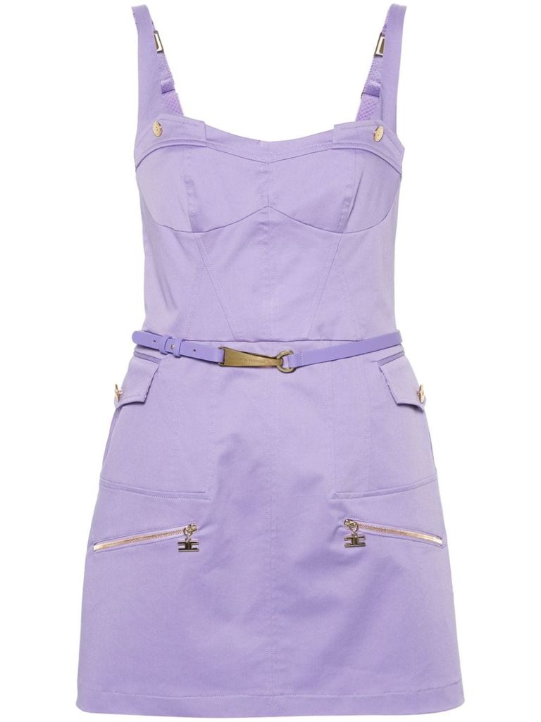 ☆品薄☆【ELISABETTA FRANCHI】ホルターネック ミニワンピース クロシェ編みホルターネックミニワンピース - エクリュ | ZARA