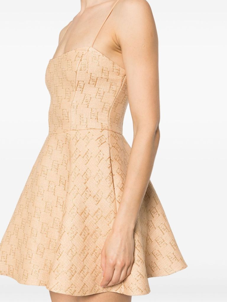アンドマリー　Natalie check mini dress / beige Beth Mini Dress - Tan Check | Parallel