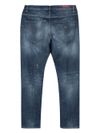 Jeans Brithon con stampa effetto vernice in cotone