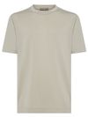 T-shirt girocollo a maniche corte in cotone