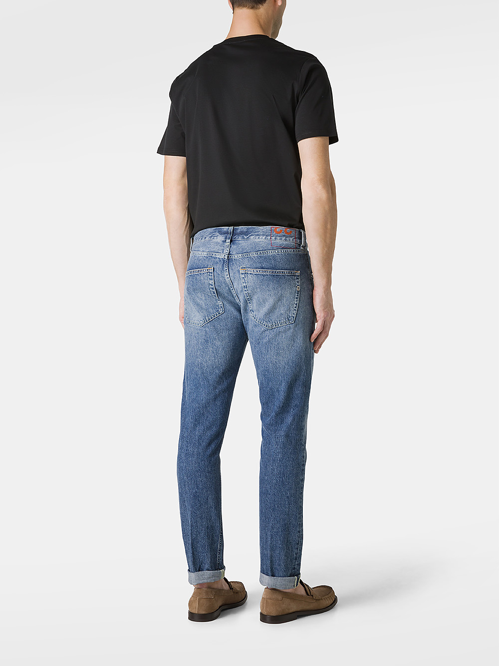 Icon regular fit cotton jeans