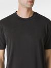 Crew-neck short-sleeved cotton T-shirt