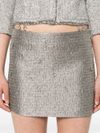Mini Tweed Lurex Skirt