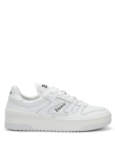 B481 leather sneakers with logo