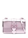 Borsa mini 'Love one' lucida in pelle