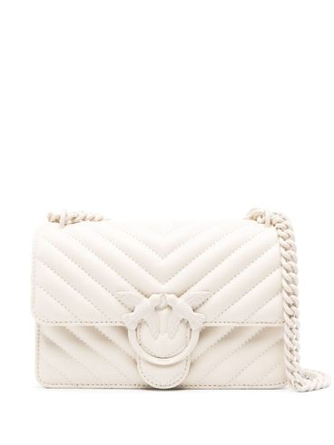 Mini 'Love One' quilted leather bag