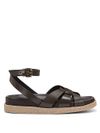 Tick Ranch leather sandals with ankle strap