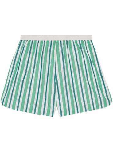 Organic cotton striped shorts