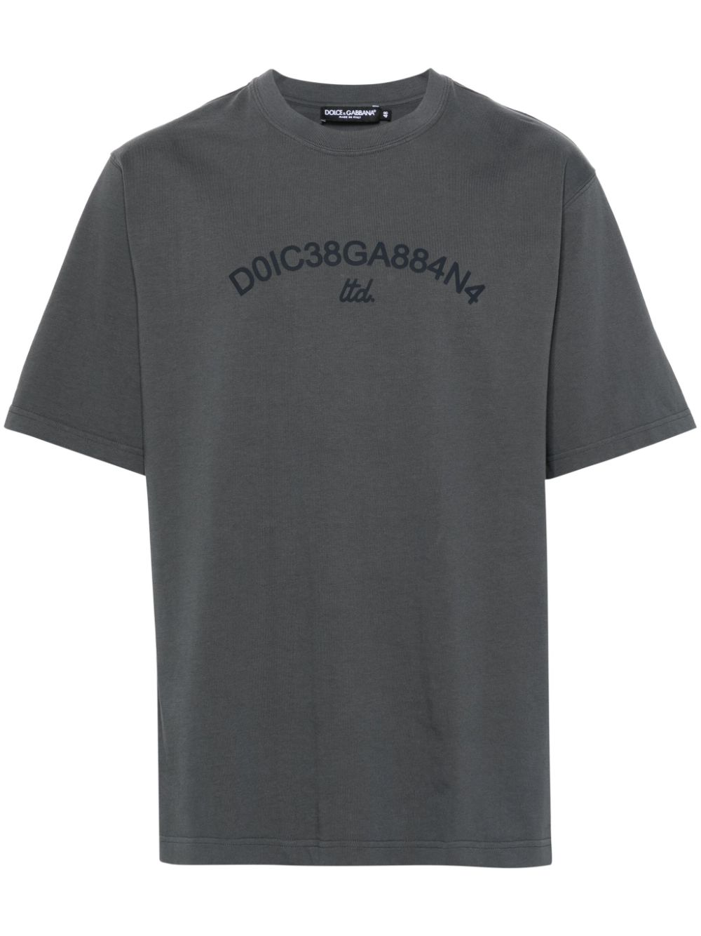Short-sleeved t-shirt with logo print