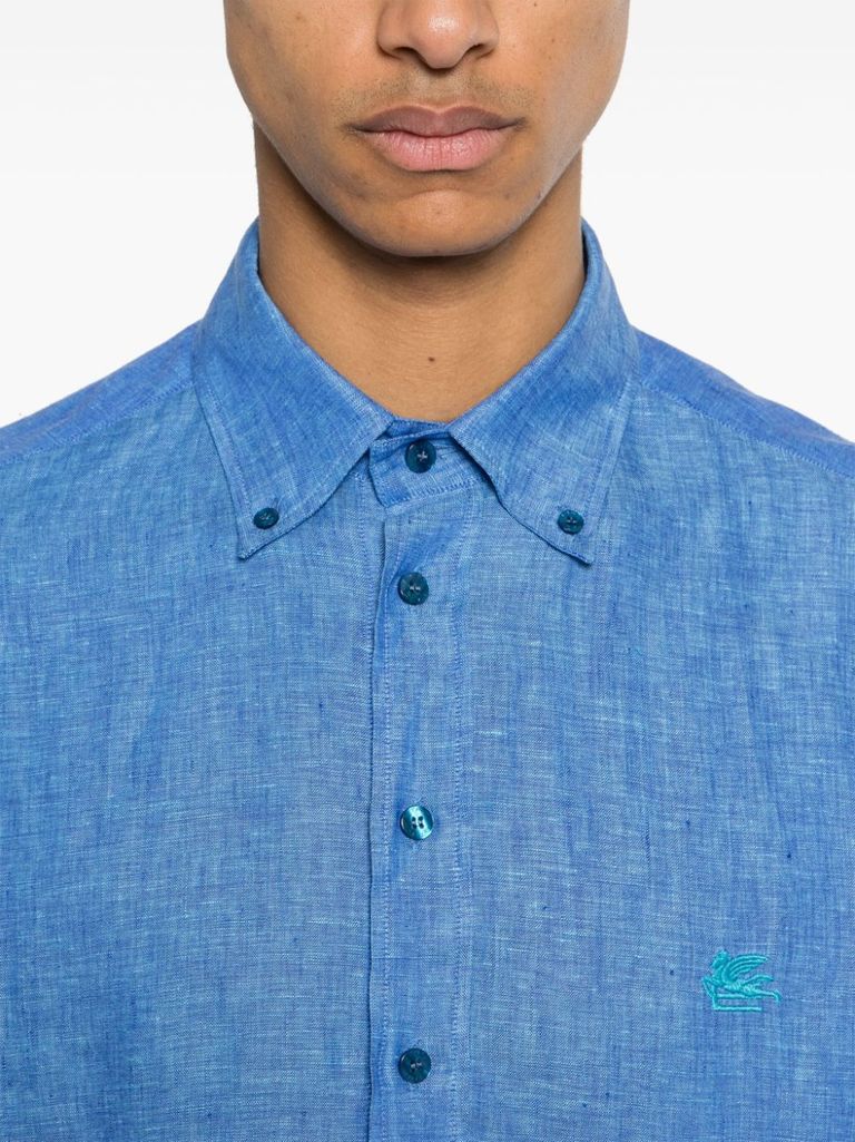 Tシャツ・カットソー ETRO FW25 CAMICIA CON LOGO PEGASO (MRIB0002 AV607W0800) Etro Pegaso Logo T-shirt | italist