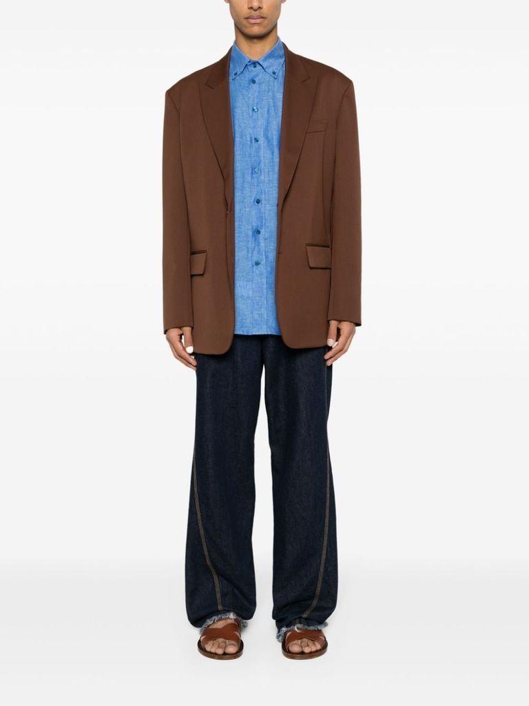 Tシャツ・カットソー ETRO FW25 CAMICIA CON LOGO PEGASO (MRIB0002 AV607W0800) Etro Pegaso Logo T-shirt | italist
