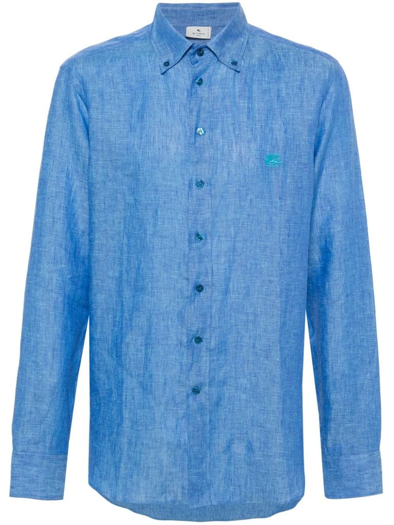 Tシャツ・カットソー ETRO FW25 CAMICIA CON LOGO PEGASO (MRIB0002 AV607W0800) Etro Pegaso Logo T-shirt | italist