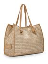 Marcella Shopping Bag with straw effect