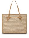 Marcella Shopping Bag with straw effect
