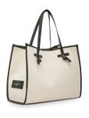 Marcella Shopping Bag in cotton with contrasting trim