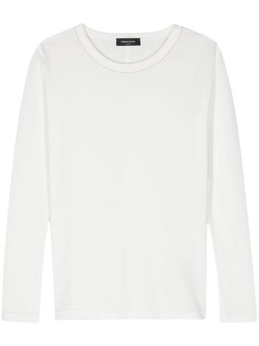 Long sleeve lightweight cotton jersey t-shirt