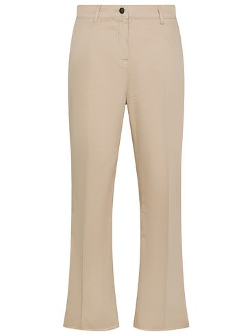 Veletta stretch cotton trousers