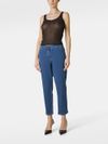 Jeans scilli in denim di cotone stretch