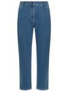 Jeans scilli in denim di cotone stretch