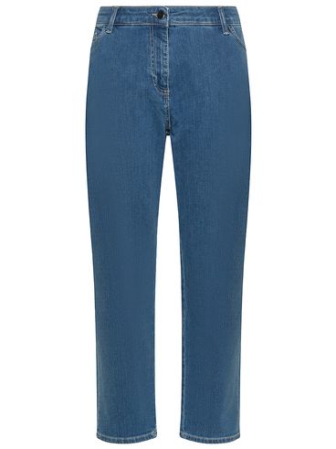 Jeans scilli in denim di cotone stretch