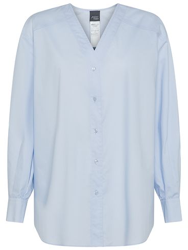 Tedesco shirt in pure cotton poplin