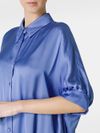 Osiris blouse in viscose satin with wrap fit