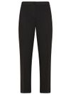 Dixi cropped trousers in viscose jersey