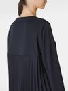 Armonia soft jersey T-shirt with pleated panel