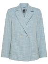 James stretch jersey blazer with lapel collar