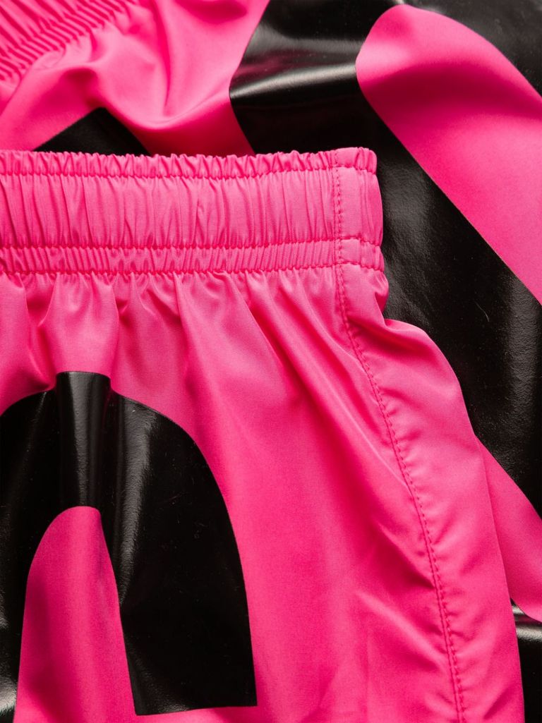 Swim shorts with logo and drawstring